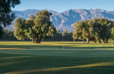 Hole 2 at Furnace Creek Golf Course