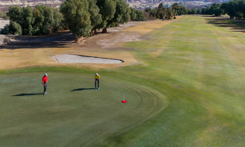 Furnace Creek Golf Course at Death Valley