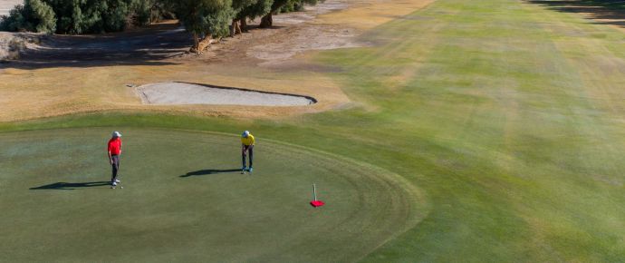 Furnace Creek Golf Course at Death Valley
