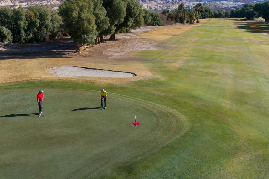 Furnace Creek Golf Course at Death Valley