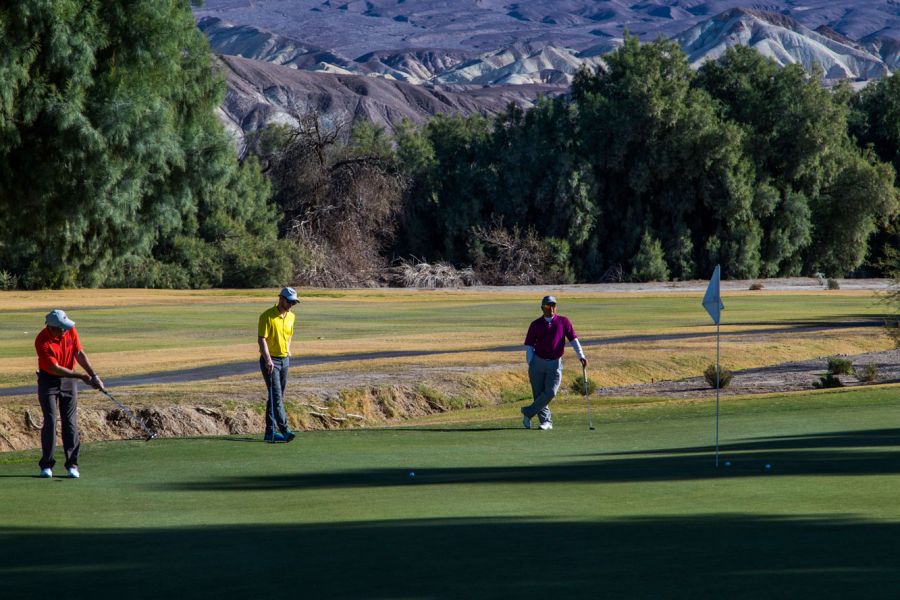 Furnace Creek Golf Course at Death Valley