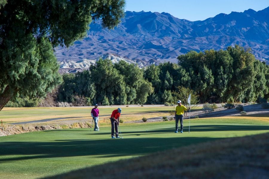 Furnace Creek Golf Course at Death Valley