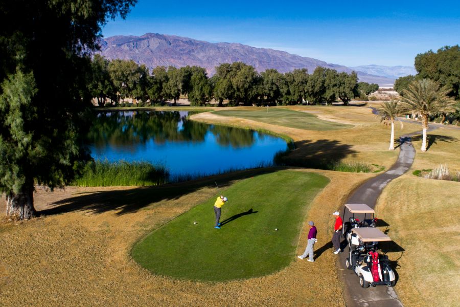 Furnace Creek Golf Course at Death Valley