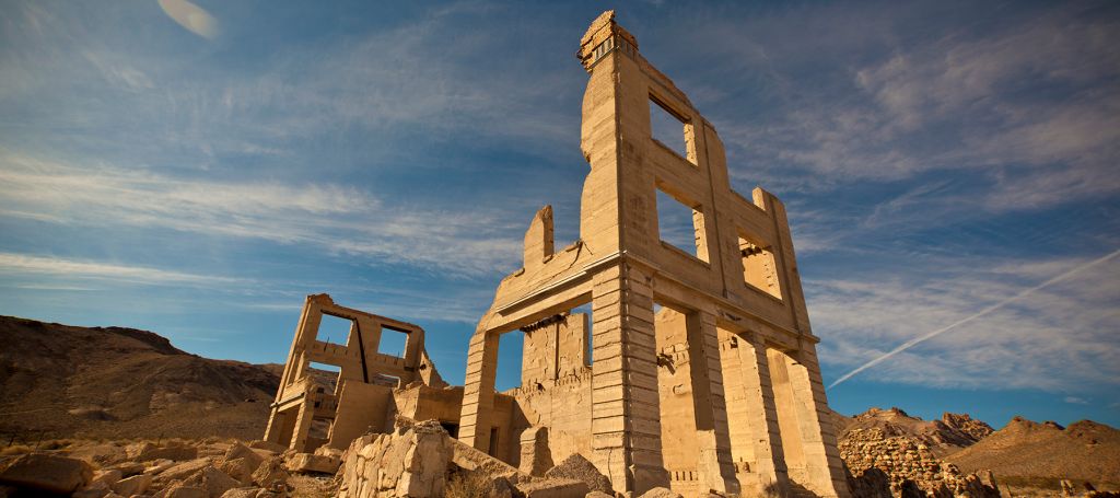 The Ghost Town of Rhyolite