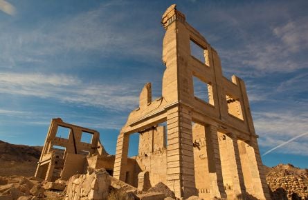 The Ghost Town of Rhyolite