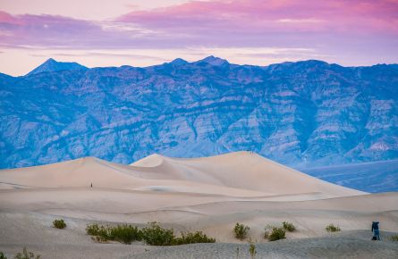 Death Valley Dunes at sunset