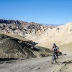 Cyclist in Death Valley
