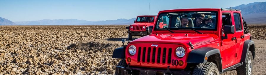 Jeep at Death Valley