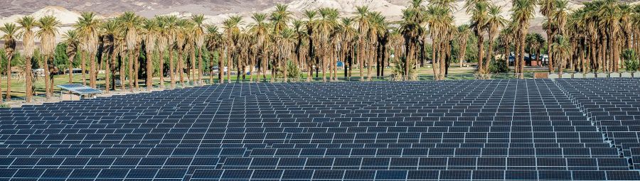 Solar panels at the Ranch