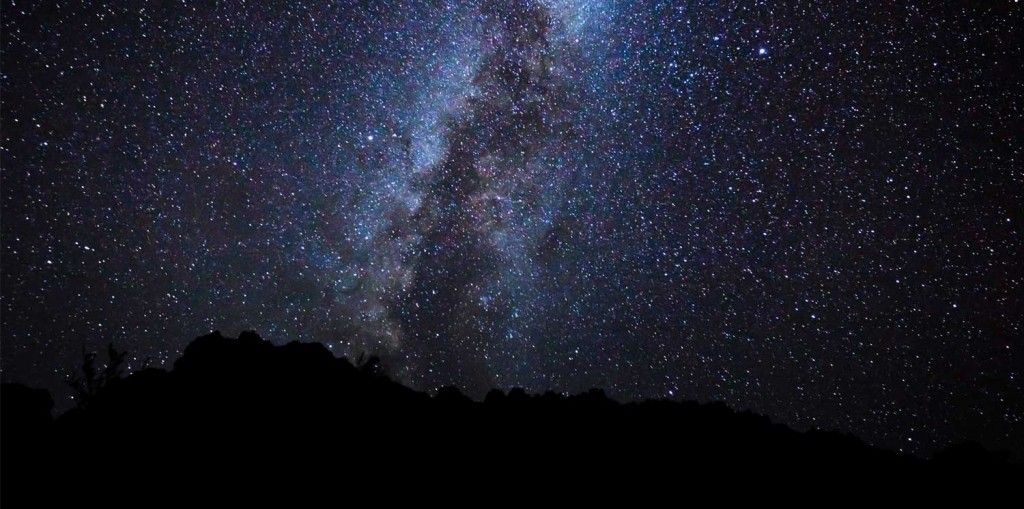 A stunning display of constellations in the night sky.