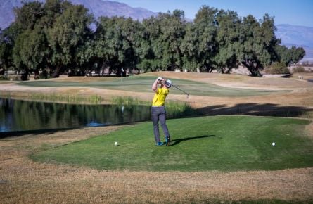 Furnace Creek Golf Course at Death Valley