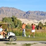 The Furnace Creek Golf Course at Death Valley