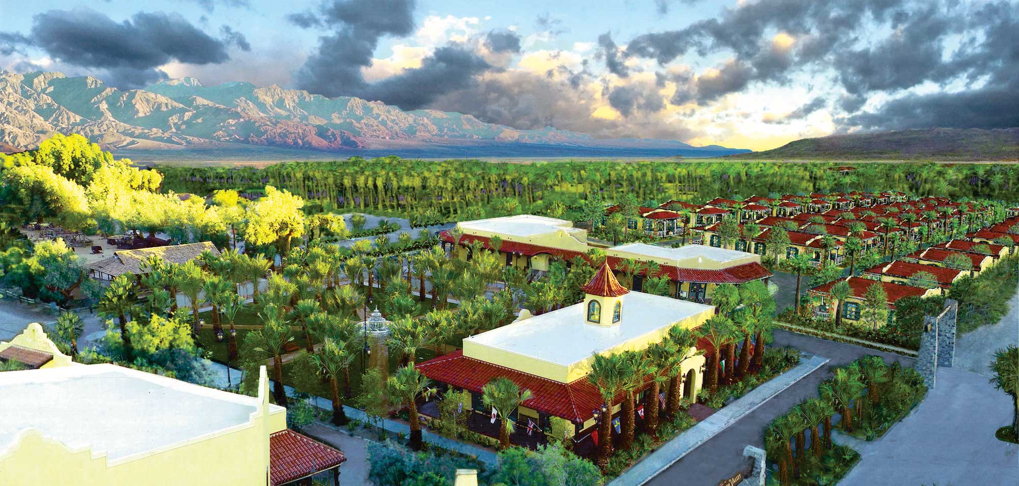 Cottages Rendering Overhead