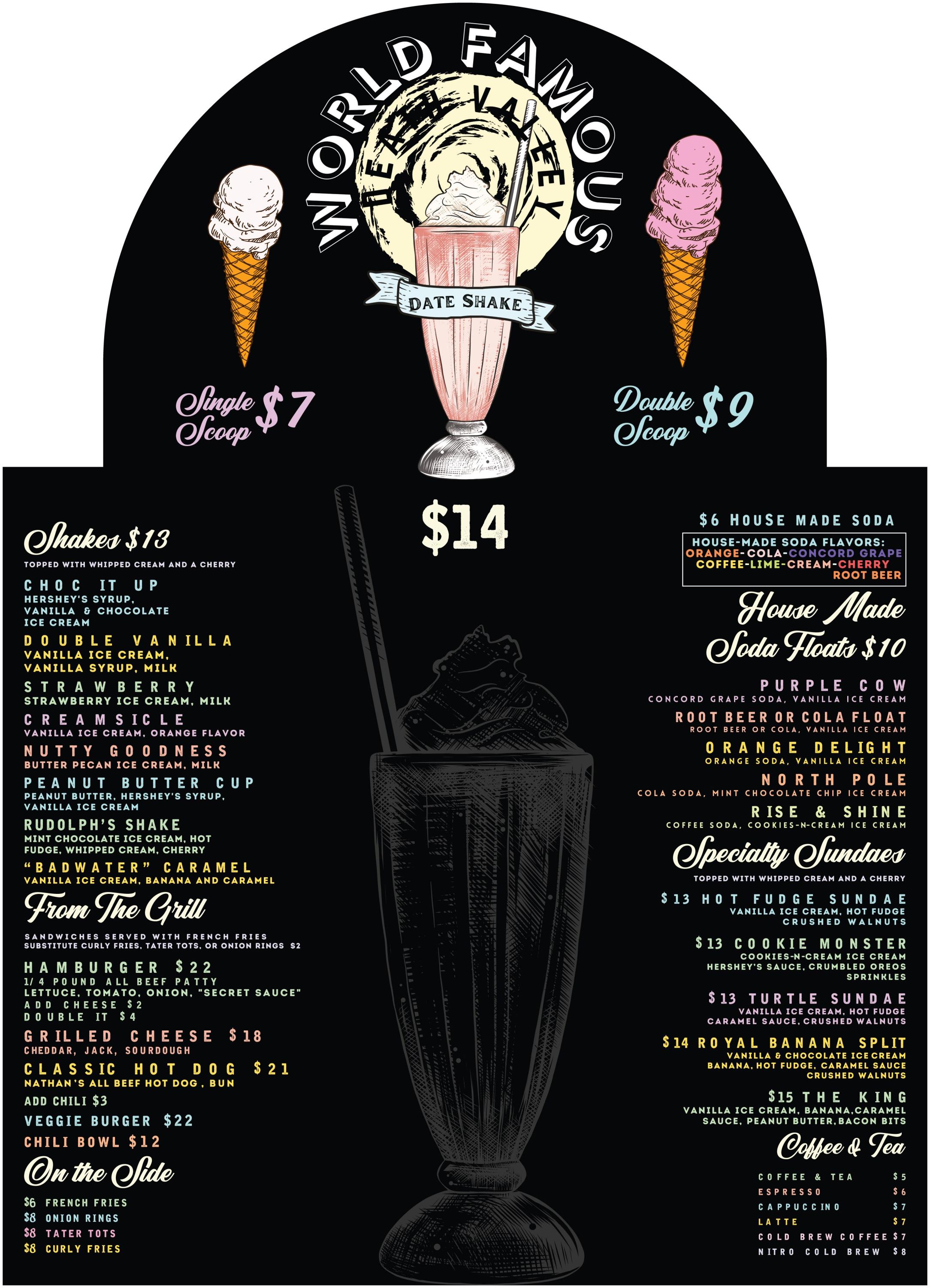 Ice Cream Parlor The Oasis at Death Valley